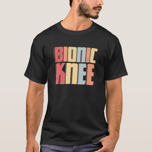 Bionic Knie Acole Operation Knie-Ersatz Post Sur T-Shirt (Vorderseite)