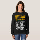 Bionic Opa Männer Knie-Hüftersatz 90 Original Sweatshirt (Vorne ganz)