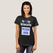 Bionic  Spinal Stenosis Recovery  Spine Surgery T-Shirt (Vorne ganz)