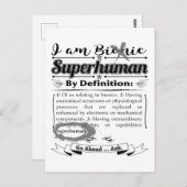 bionische Erklärung Postkarte (Vorne/Hinten)