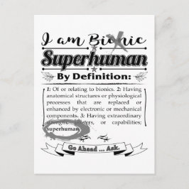 bionische Erklärung Postkarte