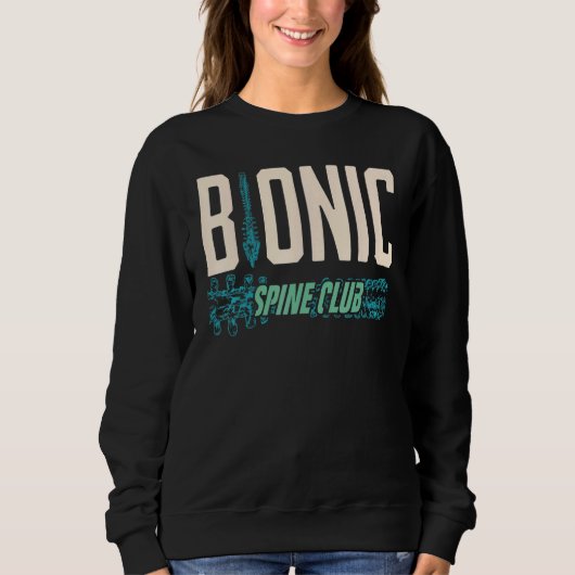 Bionische Spine-Operation Lumbar SpinalFusion Back Sweatshirt (Vorderseite)