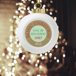 Bionische Weihnachtsschmuck (Angesagter Ersatz) Keramik Kugel-Ornament