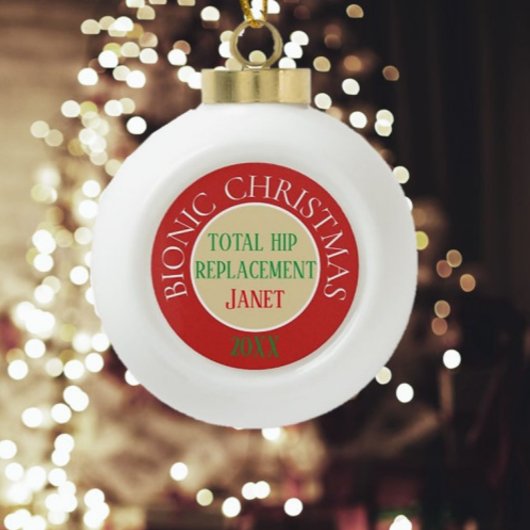 Bionische Weihnachtsschmuck (angesagter Ersatz) Keramik Kugel-Ornament