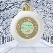 Bionische Weihnachtsschmuck Keramik Kugel-Ornament