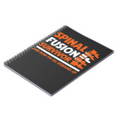 Bionische Wirbelsäulenüberlebende Operation Notizblock (Linke Seite)