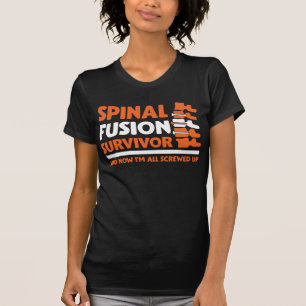 Bionische Wirbelsäulenüberlebensmittel zurück T-Shirt
