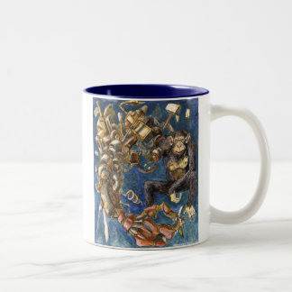 Bionischer Affe Zweifarbige Tasse