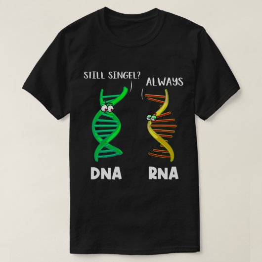 Bioologin Botanist Science Nature Funny DNA RNA T-Shirt (Design vorne)