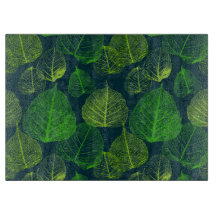 Biophile dunkelgrüne Skeletton-Blätter