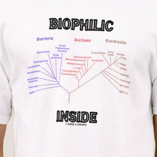Biophilie im Inneren des phylogenetischen Stammbau T-Shirt