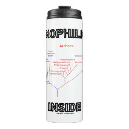 Biophilie im Inneren des phylogenetischen Stammbau Thermosbecher