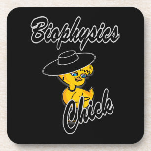 Biophysik Chick #4 Getränkeuntersetzer