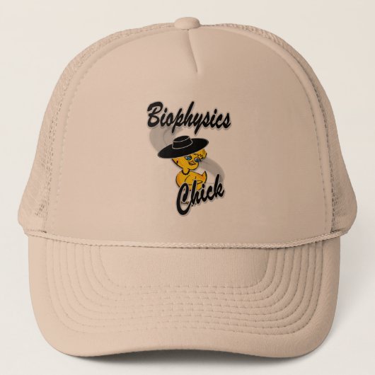Biophysik Chick #4 Truckerkappe (Vorderseite)