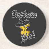 Biophysik Chick #4 Untersetzer (Vorne)