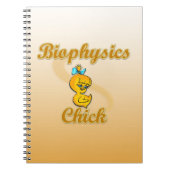 Biophysik Chick Notizblock (Vorderseite)