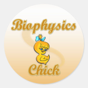 Biophysik Chick Runder Aufkleber
