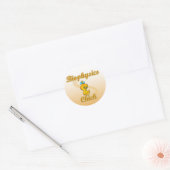 Biophysik Chick Runder Aufkleber (Umschlag)