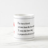 Bioquotes, Mark-Twain-Redewendungen, Kalligraphie Kaffeetasse (Mittel)