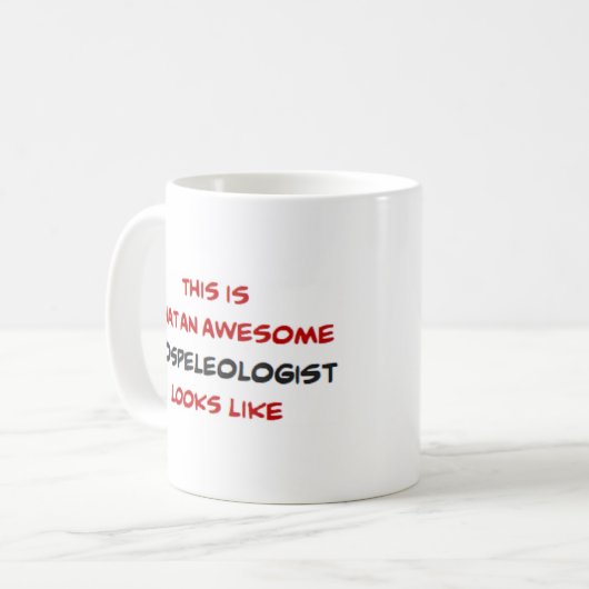 Biospelologe, phantastisch kaffeetasse (Vorderseite Links)