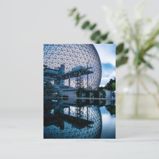 Biosphäre Postkarte (Stehend Vorderseite)