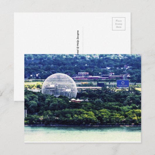 Biosphère Postkarte (Vorne/Hinten)