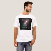 Biotech. Die Spleiß des Lebens. (schwarzes T-Shirt (Vorne ganz)