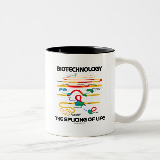 Biotechnologie das Verstärken des Lebens (reife Zweifarbige Tasse (Rechts)