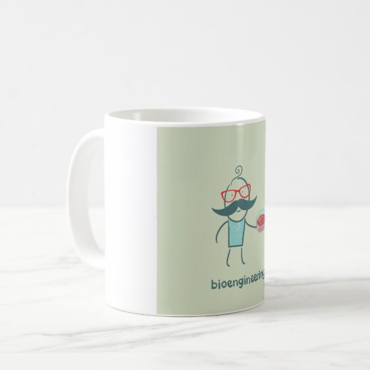 Biotechnologie Kaffeetasse (Vorderseite Links)