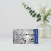 Biotechnology / Biotechnologist Chemist Laboratory Visitenkarte (Stehend Vorderseite)