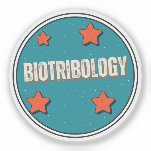 Biotribologie Aufkleber (Vorderseite)