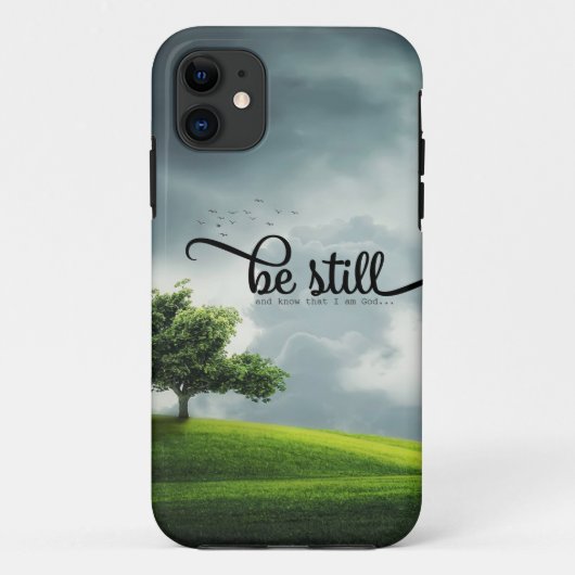Biotyp "be still" Case-Mate iPhone hülle (Rückseite)