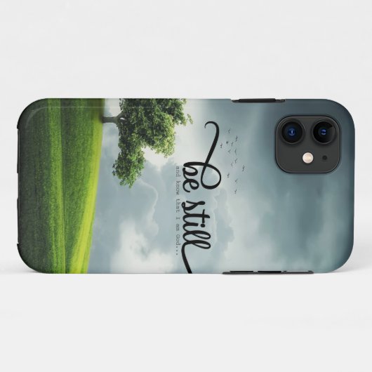 Biotyp "be still" Case-Mate iPhone hülle (Rückseite (Horizontal))