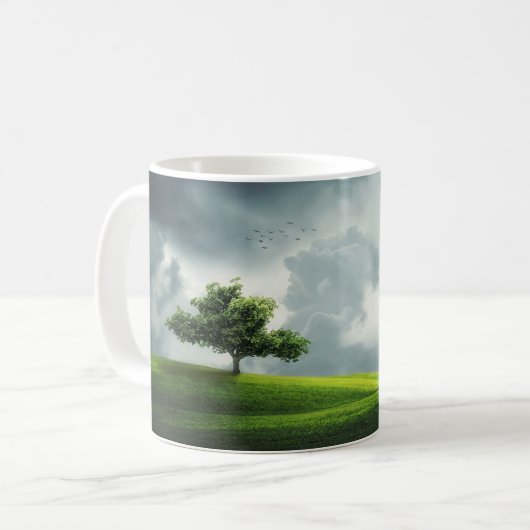 Biotyp "be still" kaffeetasse (Vorderseite Links)