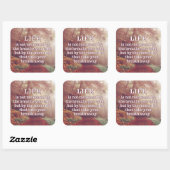 Biozid-Aufkleber Quadratischer Aufkleber (Blatt)