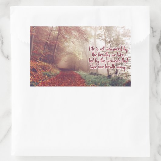 Biozid-Aufkleber Rechteckiger Aufkleber (Tasche)