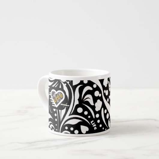 Biozid Black Espresso Tasse von Poet Adiela Akoo (Vorderseite Links)