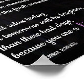 Biozitiergedicht, ein schlechter Tag mit kreativer Poster (Ecke)