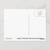 Biplane aerobe Walker Postkarte (Rückseite)