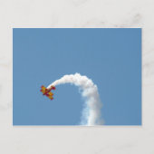 Biplane Akrobatik Postkarte (Vorderseite)