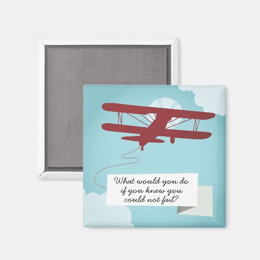 Biplane Magnet (Vorderseite/Rückseite)