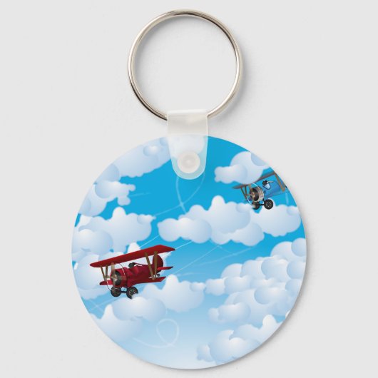 BiPlane Schlüsselanhänger (Vorderseite)