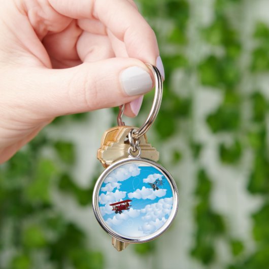 BiPlane Schlüsselanhänger (Hand)