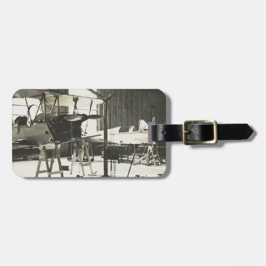 Biplane-Trainer 1941 Gepäckanhänger (Vorderseite horizontal)