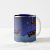 BiPlane Zweifarbige Tasse (VorderseiteRechts)