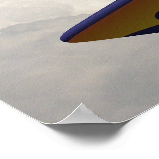 BiPlaneFlying Poster (Ecke)