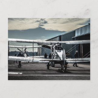 Biplanes Postkarte