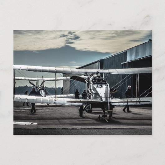 Biplanes Postkarte (Vorderseite)