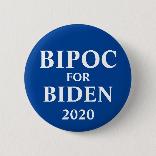 BIPOC Für Biden Button (Vorderseite)