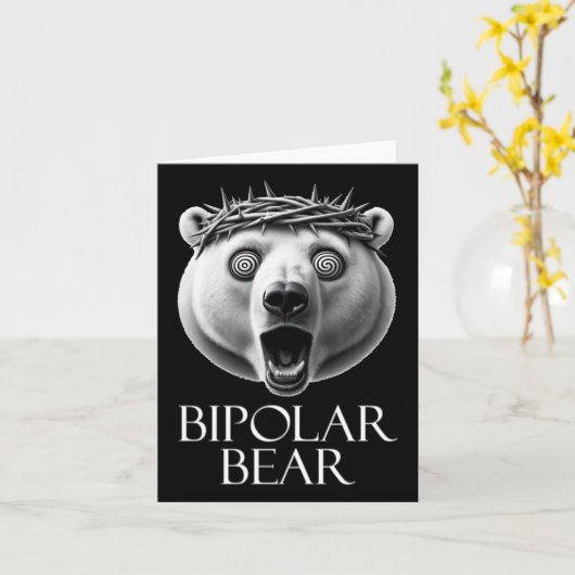 Bipolar-Aufkleber Karte (Gelbe Blume)